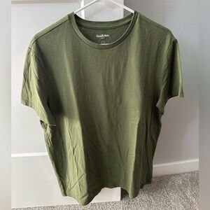 Goodfellow & Co Mens Olive Green T-Shirt